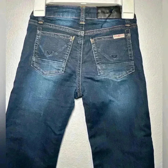 156. Hudson Girls/ Boys Jeans Pants Sz 4T Logo Patch Stitch Pocket - Picture 4 of 5